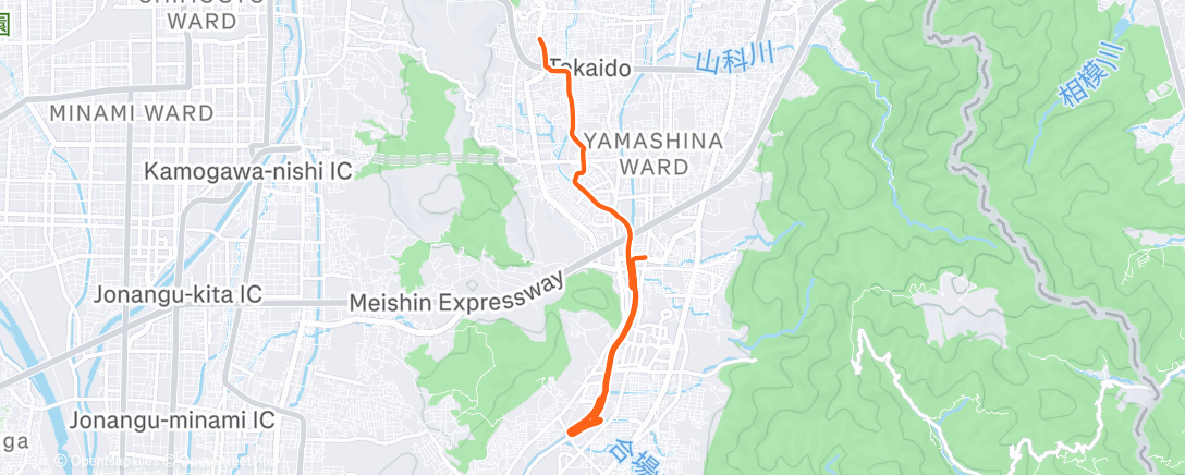 Карта физической активности (Lunch Run)