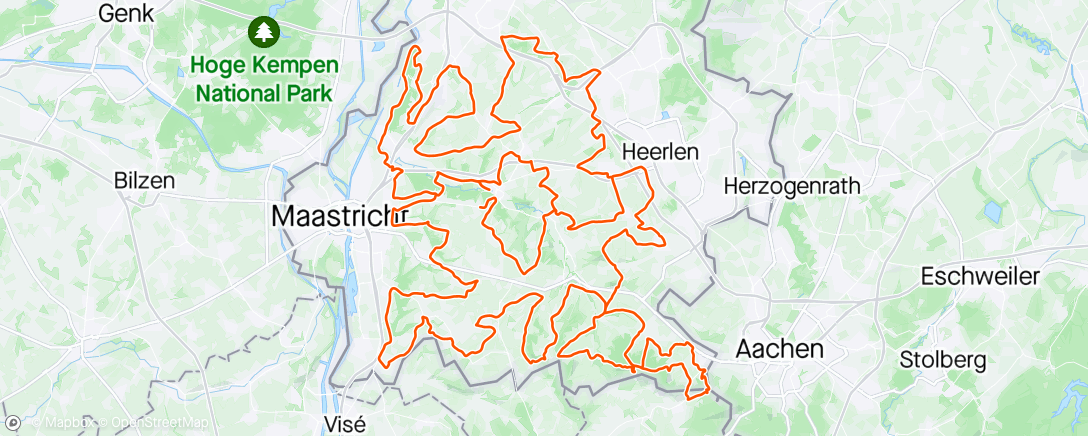 Map of the activity, Een mooie dag om trekkers te kijken in Limburg 🚜🌱