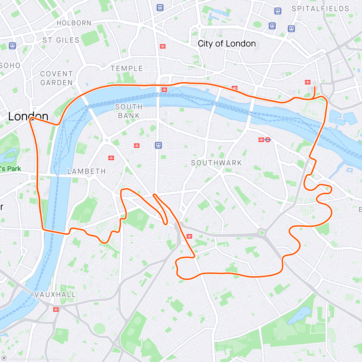 Map of the activity, Zwift - Race: LE CLASSICHE by SCANNELLATORI SERIALI (D) on The PRL Half in London