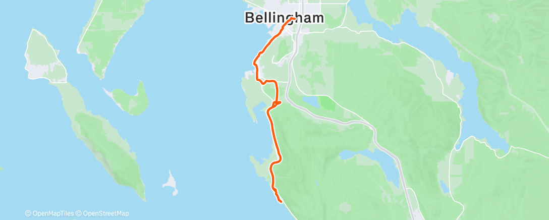 Map of the activity, Gravel with the boys