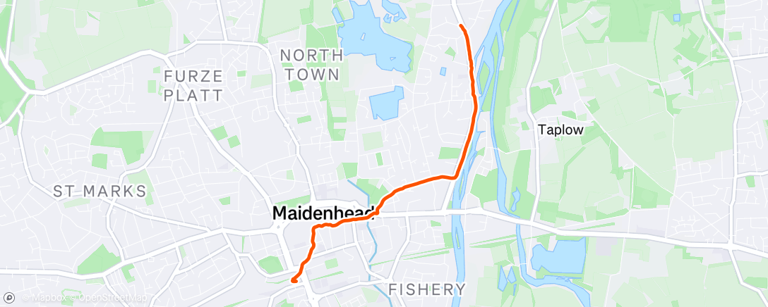 Map of the activity, Walk to the station with John