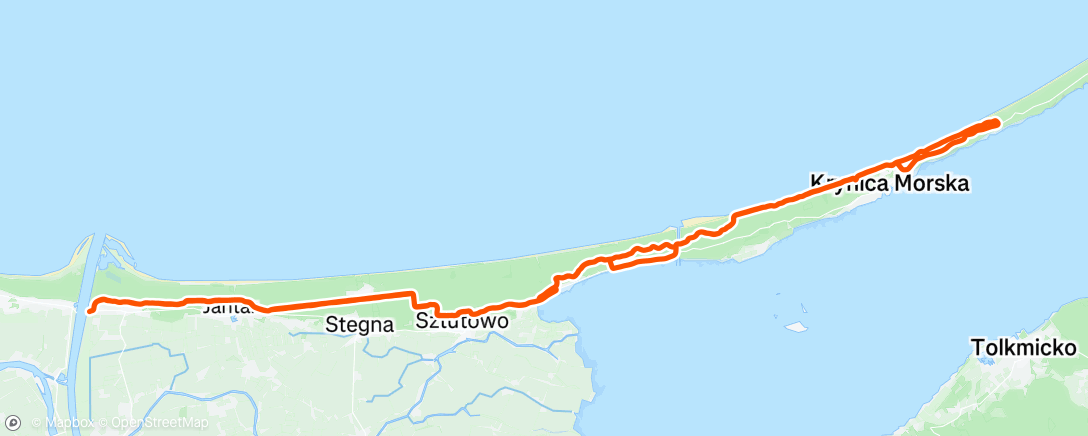 Map of the activity, Morning Gravel Ride