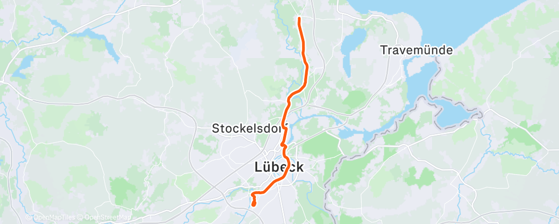 Map of the activity, Gravel-Fahrt am Nachmittag