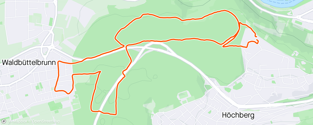 Map of the activity, Easy Morning Run
