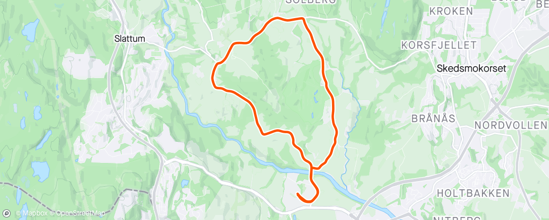 Map of the activity, Konferanse jogg
