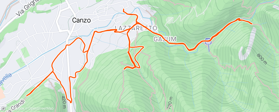 Map of the activity, Lavorare 🫣in  pausa pranzo
