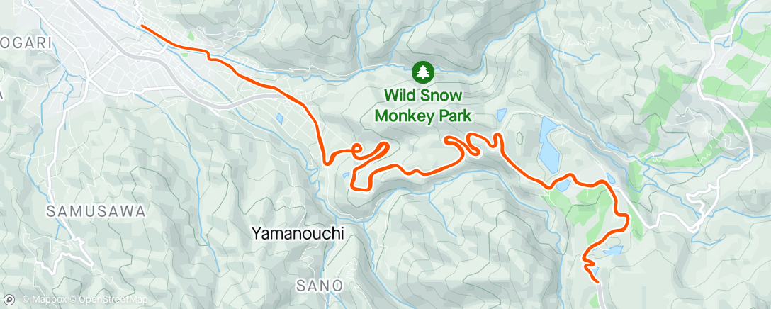 Map of the activity, 乗り鉄の旅
