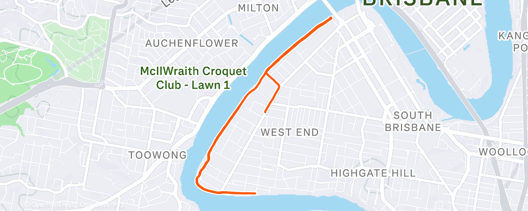 Карта физической активности (Morning Run)