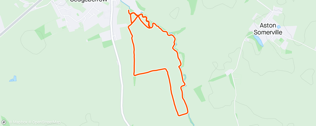 Map of the activity, XC with the dog 🐶