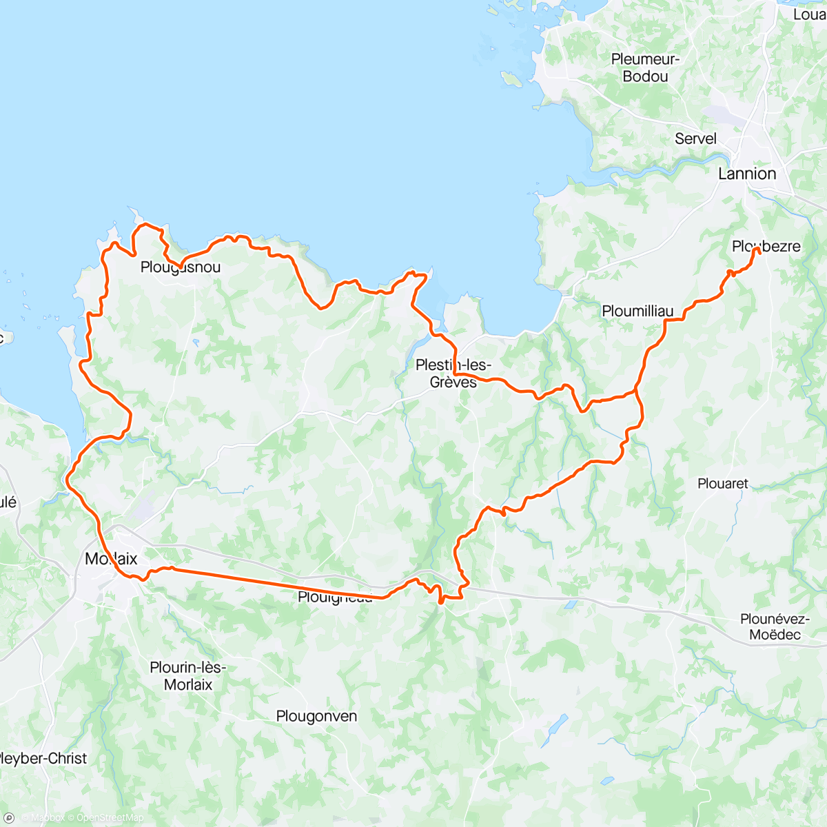 Map of the activity, Kouign-Amann et route touristique 🫶