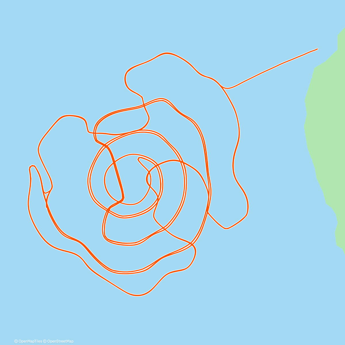 Map of the activity, Zwift - Novanta on Whole Lotta Lava in Watopia
