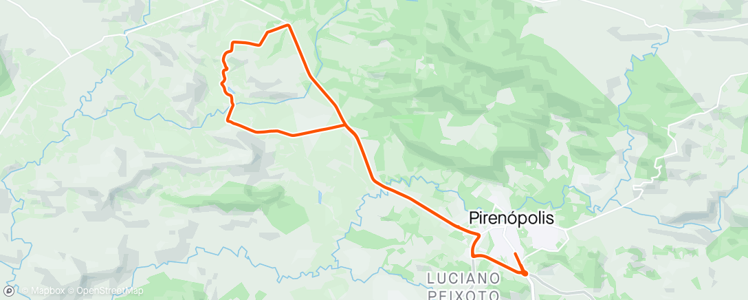 Map of the activity, Giro