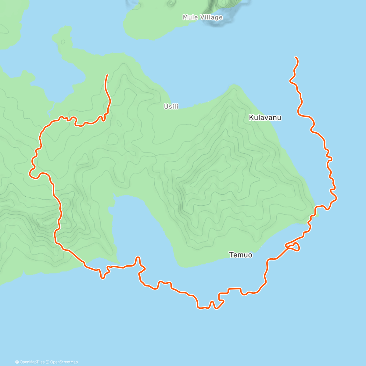 Map of the activity, Zwift - Sugar Cookie in Watopia