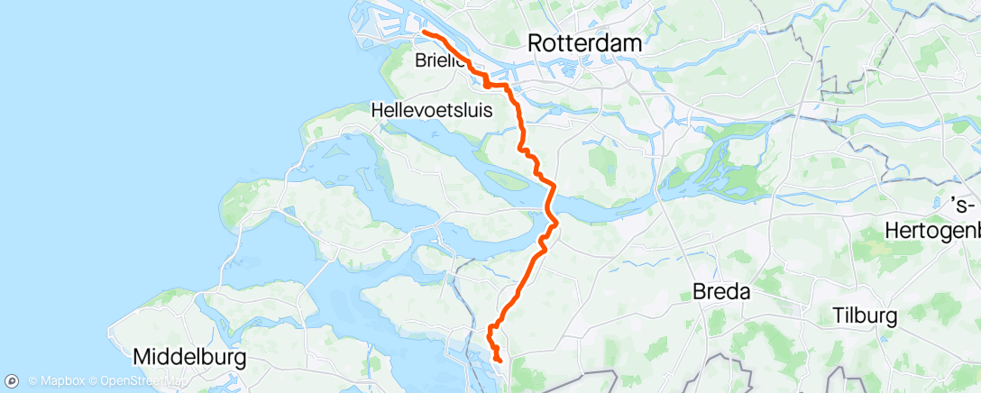 Map of the activity, Bergen de Zoom