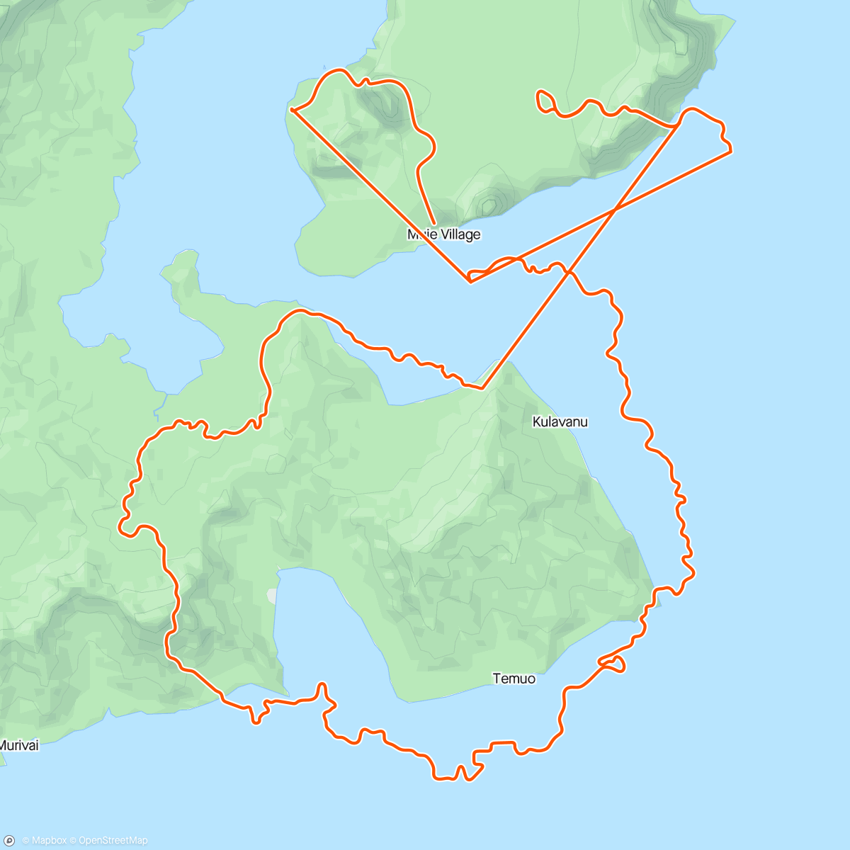 Map of the activity, Zwift.
