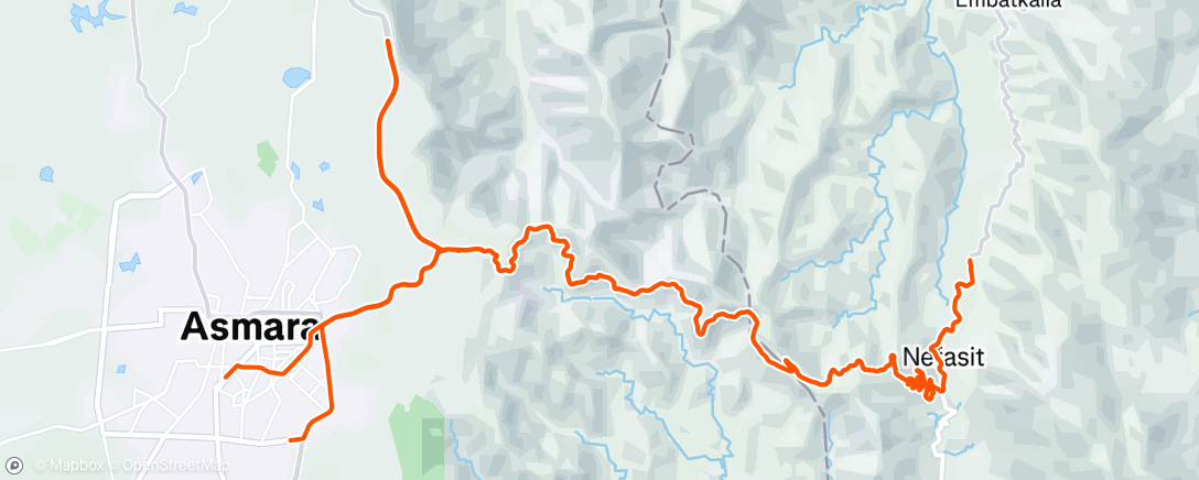 Map of the activity, Morning Ride