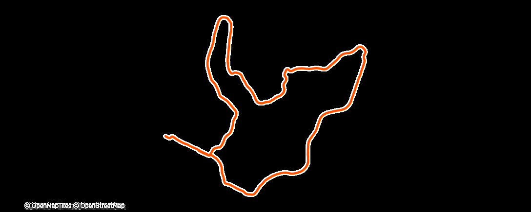 Map of the activity, Morning Run