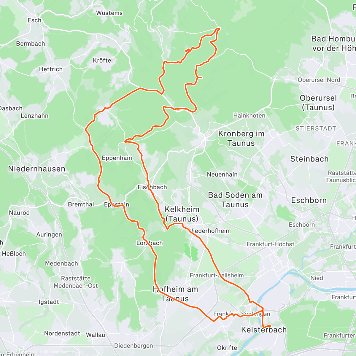 Map of the activity, Cold Mountain⛰️🚴‍♂️☃️