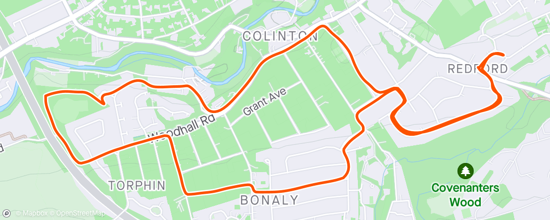 Map of the activity, Gentle Dog Jog with Stanley 🐶