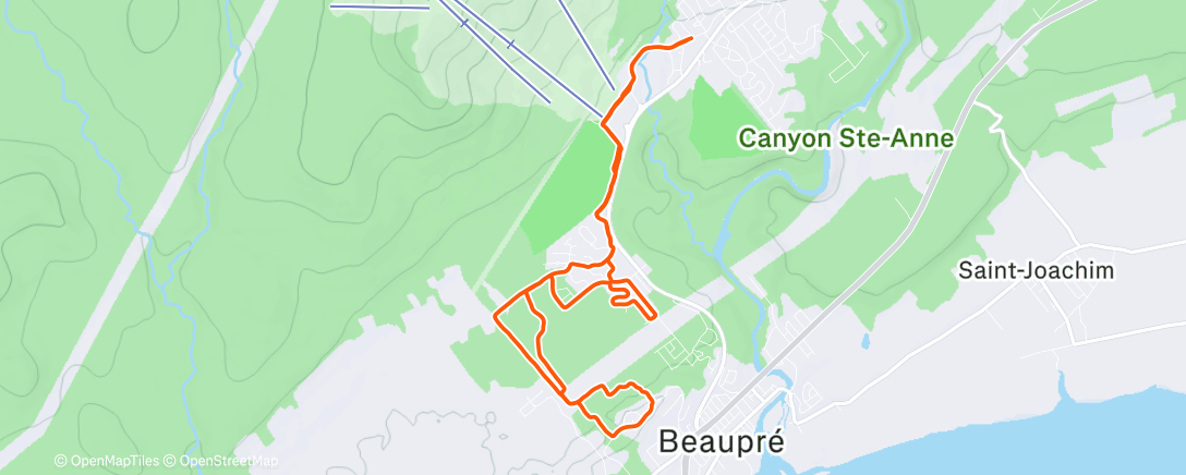 Mapa de la actividad, Avec les copains!