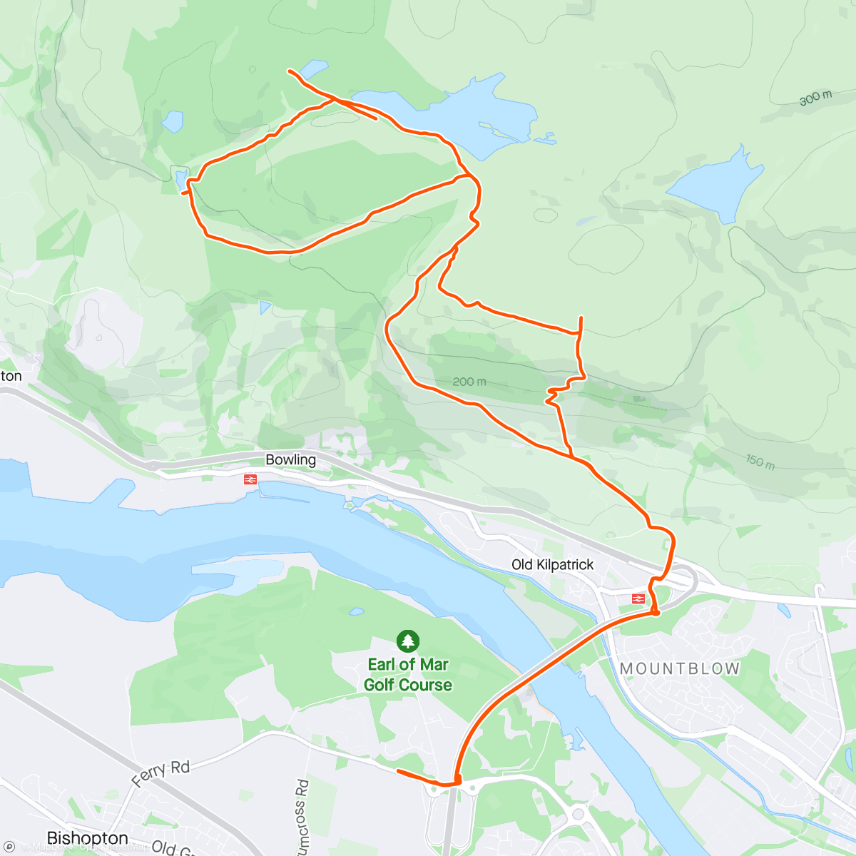 アクティビティ「First E-Mountain Bike Ride」の地図