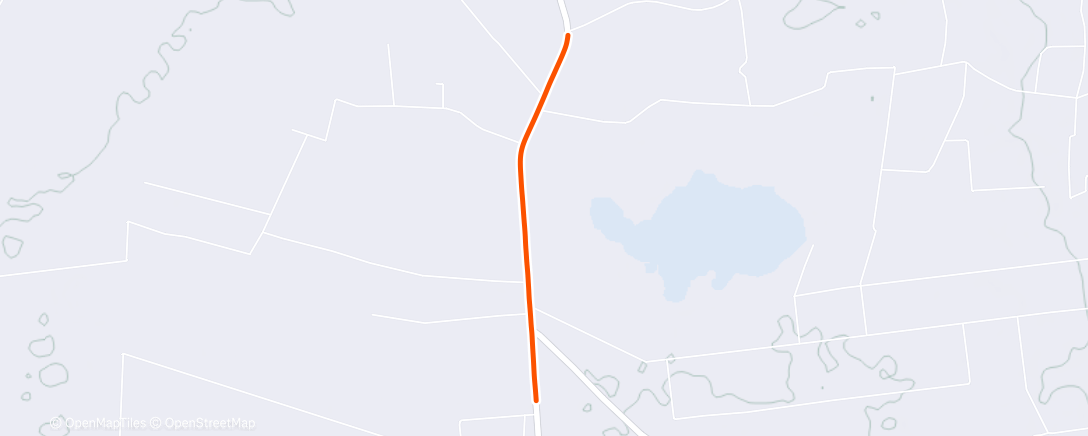 Map of the activity, Morning Run