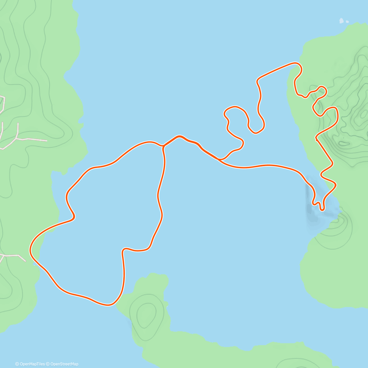 Map of the activity, Zwift - Half Hour of Power on Jarvis Seaside Sprint in Watopia