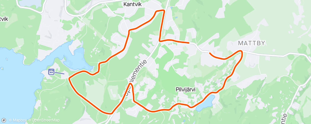 Map of the activity, FulGaz - Pilvijarvi