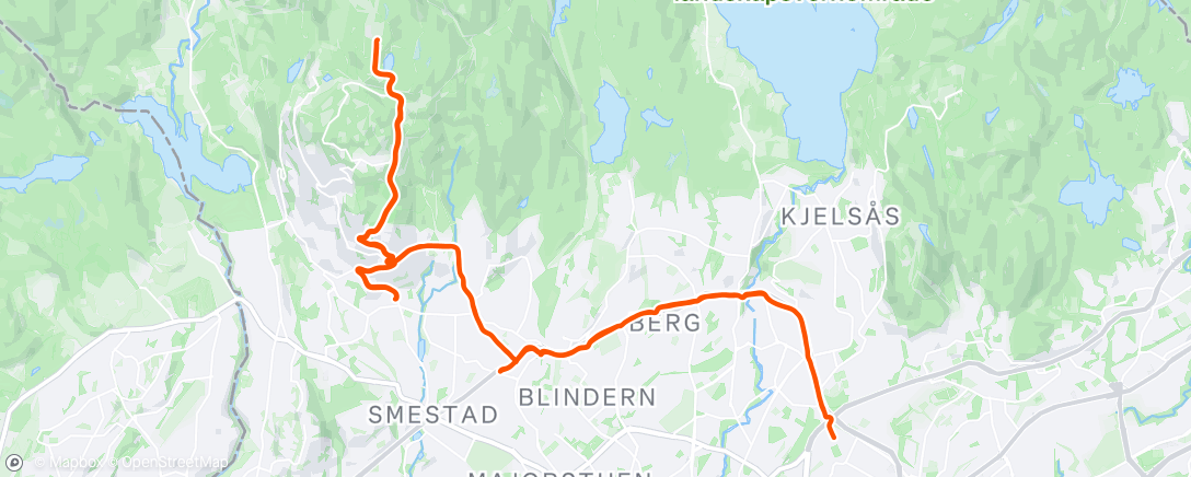 Map of the activity, Morning Ride