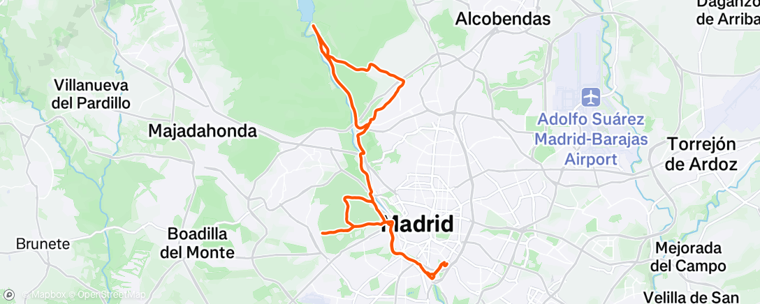 Карта физической активности (Series en Garabitas y Pardo)