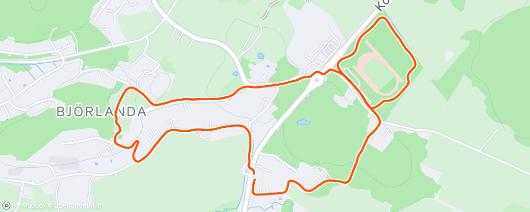 Map of the activity, Afternoon Walk