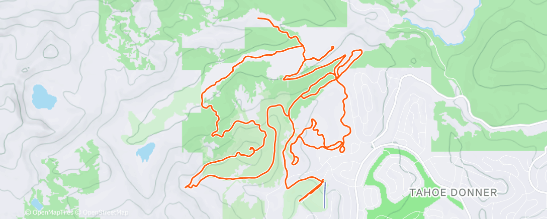 Map of the activity, Gotta get in shape somehow