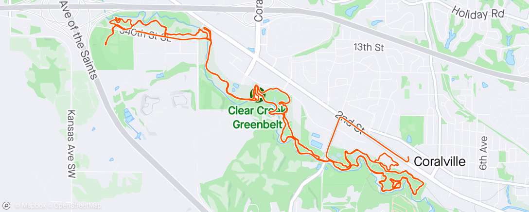 Map of the activity, New Tire Day