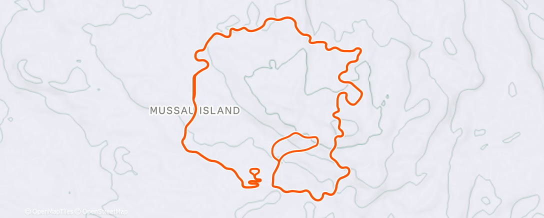 Map of the activity, Bike