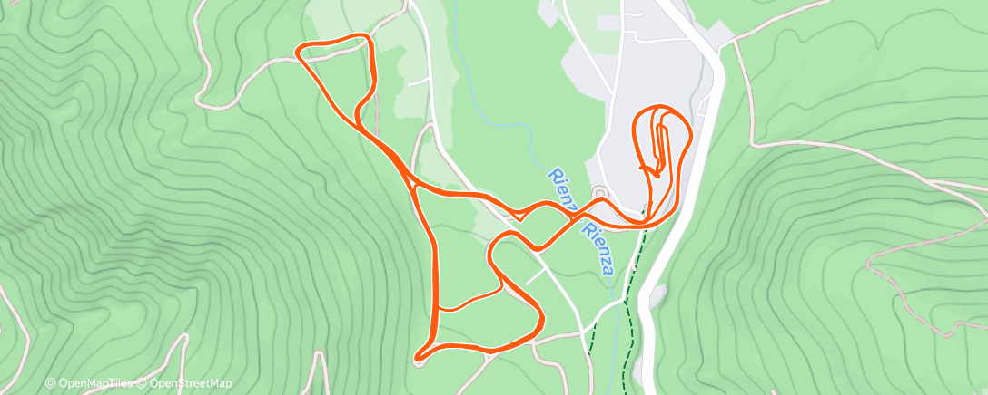 Map of the activity, Jaktstart