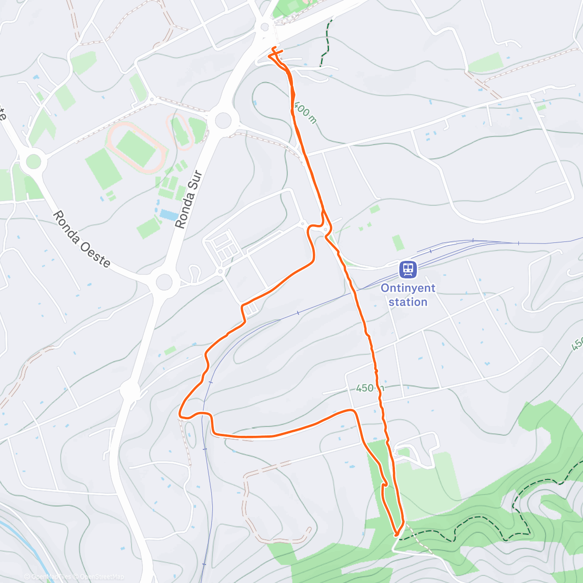 Map of the activity, Nadalenca amb Quim !!!