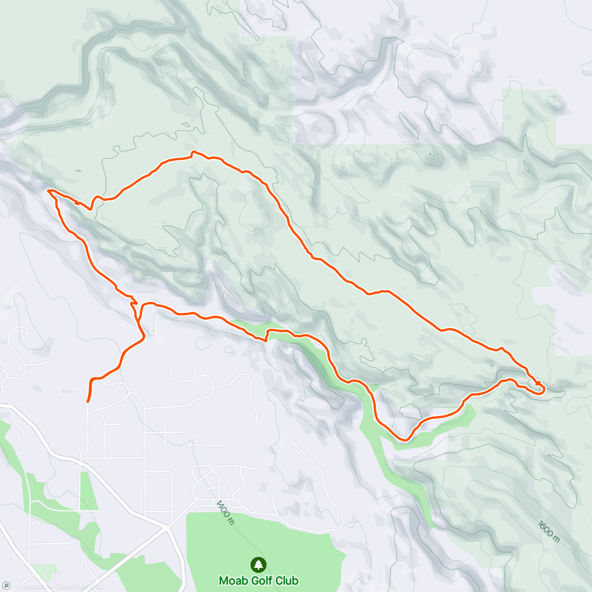 Map of the activity, Upper Right Fork Fins