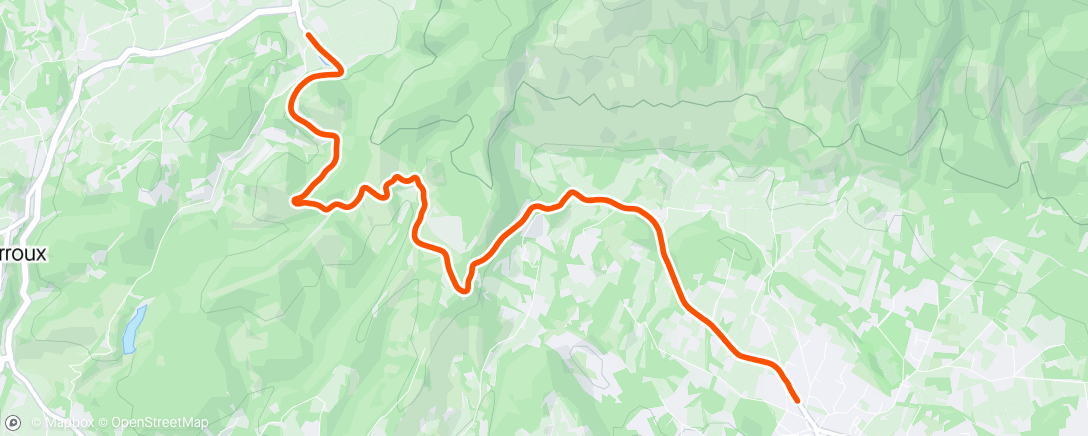 Map of the activity, FulGaz - Bédoin to Vaison-la-Romaine
