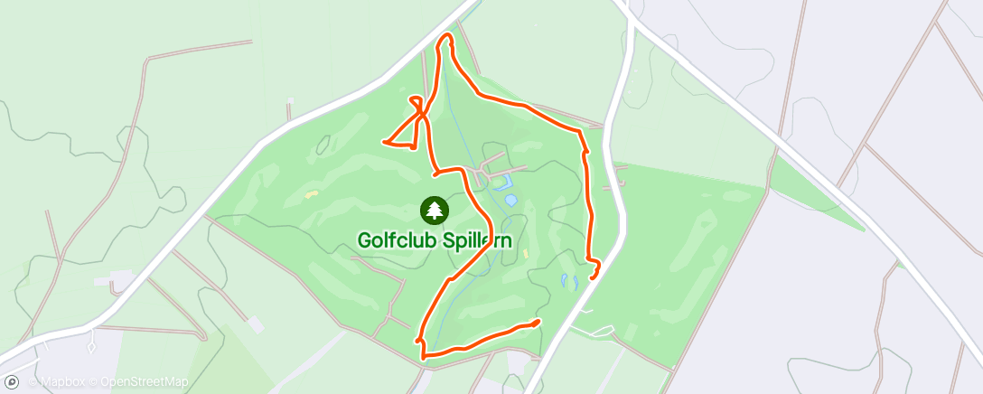 Map of the activity, Golf am Nachmittag