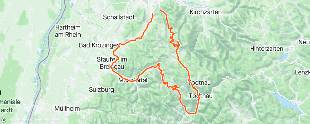 Map of the activity, Freibrug Day 4 (Part 2) ⛰️☀️