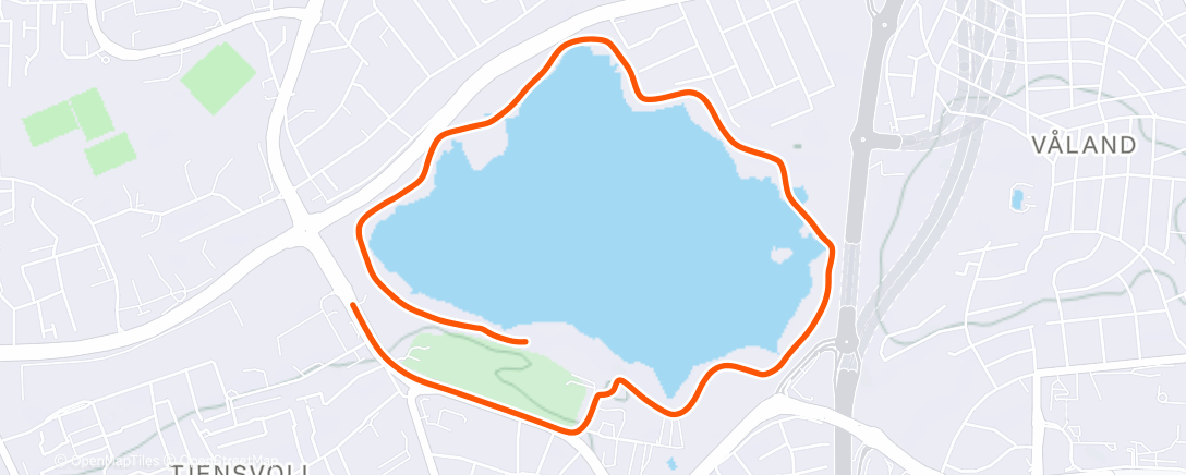 Map of the activity, Lunch Walk