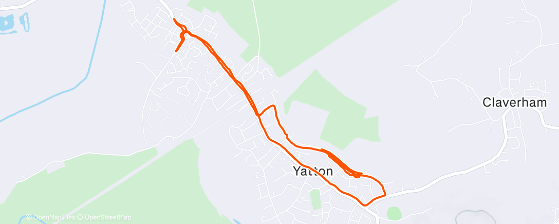 Карта физической активности (Morning Run)