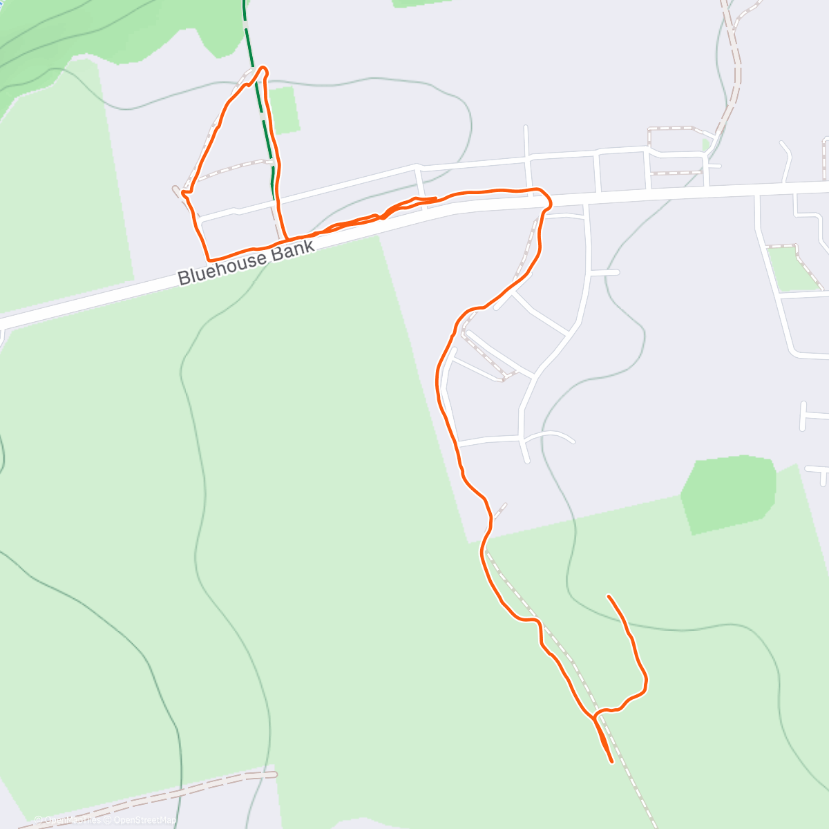 Mapa de la actividad (Morning Dog Walk)