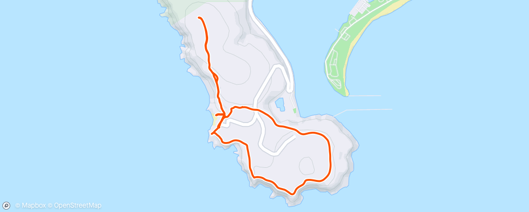 Mappa dell'attività Bodega Head Hike