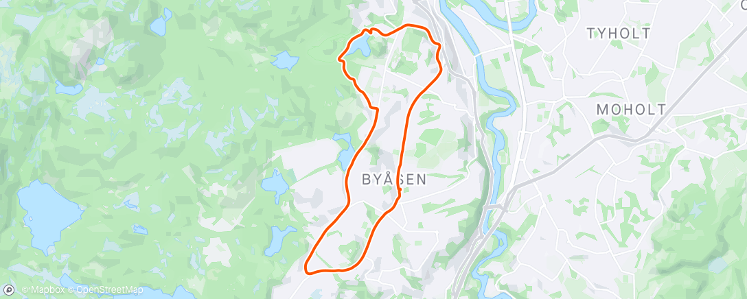 Map of the activity, Rolig runde med Buvarp & Sivertsgård