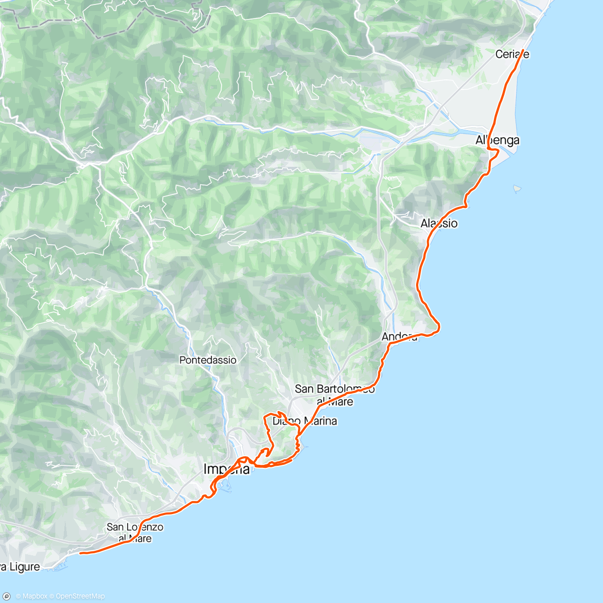 Map of the activity, Tra una goccia e l’altra con Alberto