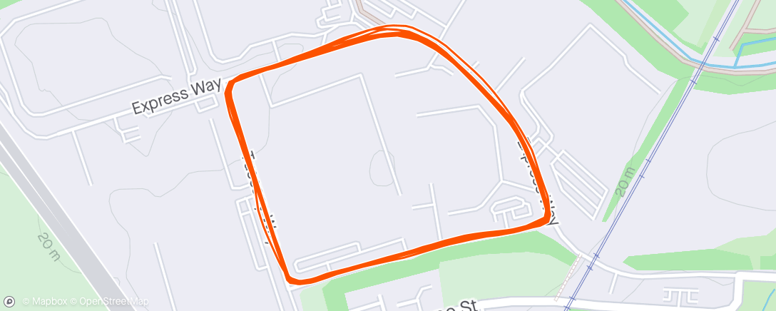 Map of the activity, Tempo with Si