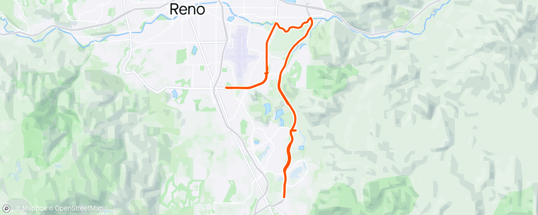 Mapa de la actividad, ☀️ Reno, Nevada Morning Ride