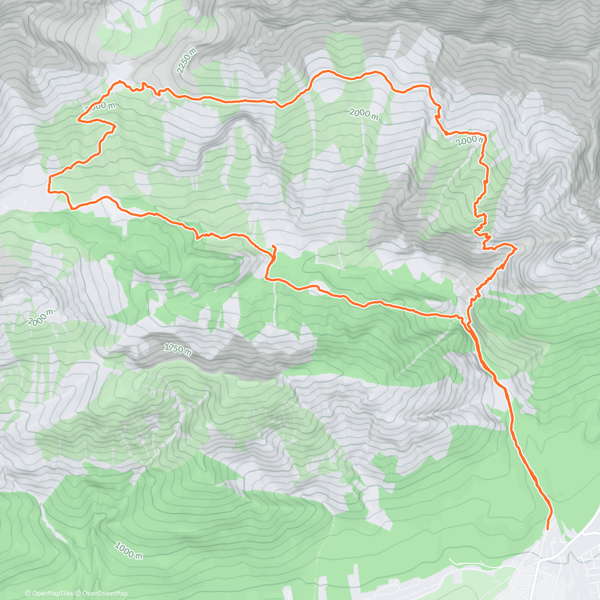 Map of the activity, New danger unlocked! Avalanches! 😅🤪 That was challenging 😮‍💨