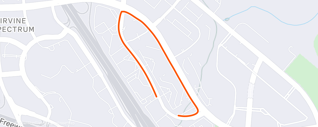 Map of the activity, Nike Run Club: Monday Afternoon Run